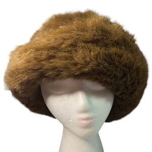 Street Smart by Betmar vintage cossack brown faux fur hat